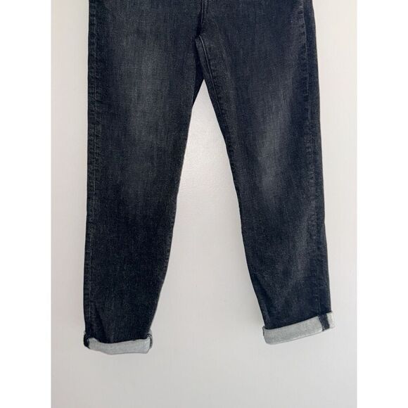 Madewell The Mom Jean Black High Rise Stretch Casual Comfort Minimalist Ankle 25 - Picture 8 of 16